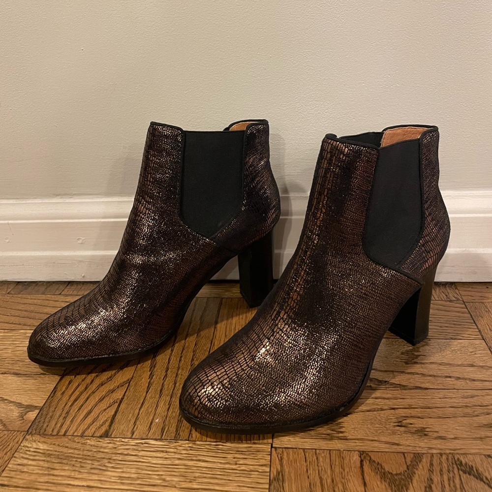 Black & Gold booties